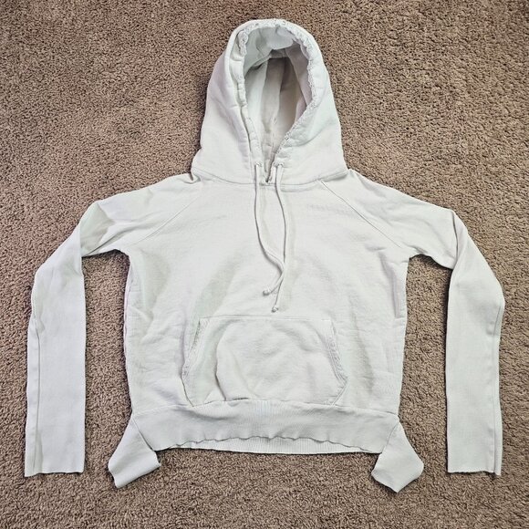 Frank & Eileen Tops - Frank & Eileen Tee Lab Hoodie Womens Large White Pullover 100% Cotton USA Read